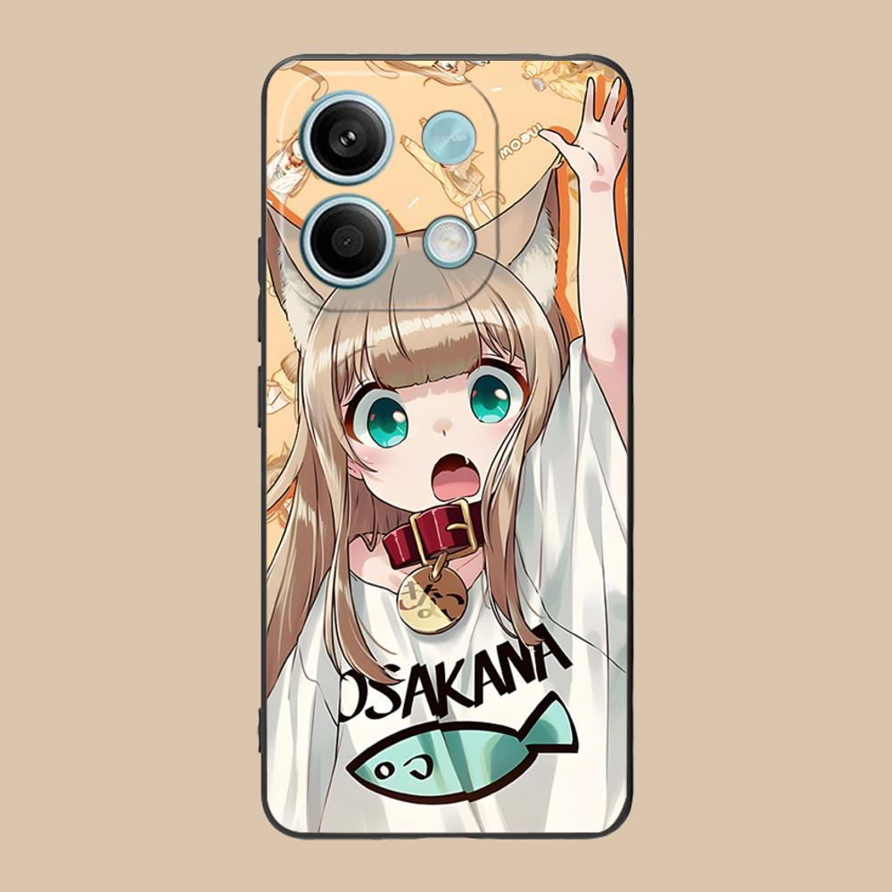 Anime Kinako Hara Mobile Phone Case for POCO F7 F6 F5 F4 F3 F2 Pro GT C75 C71 C65 C61 C40 Pro Ultra Colorful Printing Cover