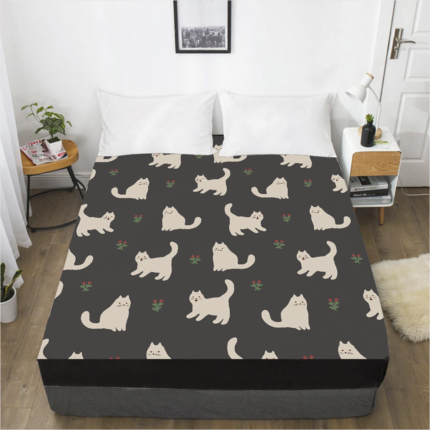 

Различные характеристики простыней на резинке с 3D-принтом, 3 шт., простыни, наматрасники, эластичная лента, постельное белье 120cmX200cmX30cm