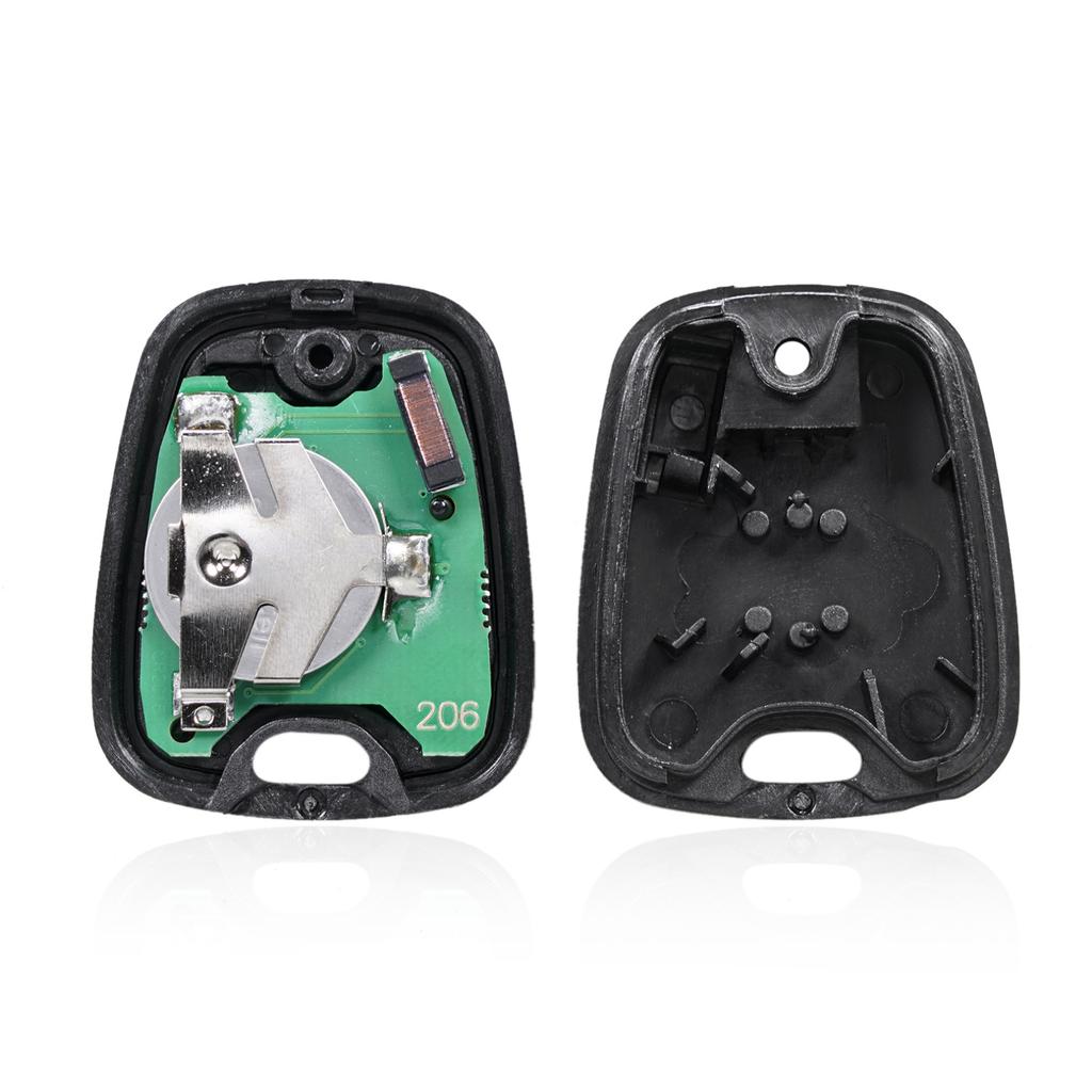 2 Buttons Key Fob Replacement 433MHz Remote Car Key Fob Car Keyless Entry Remote Control for Citroen Saxo Picasso Xsara Berlingo