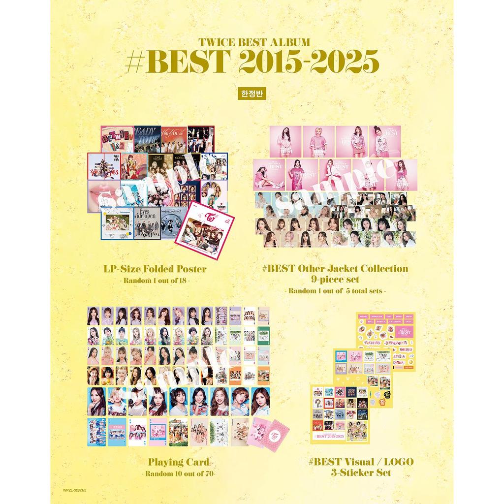 Twice #BESTES 2015-2025 TWICE BESTES ALBUM (Standard / Limited Edition Version)