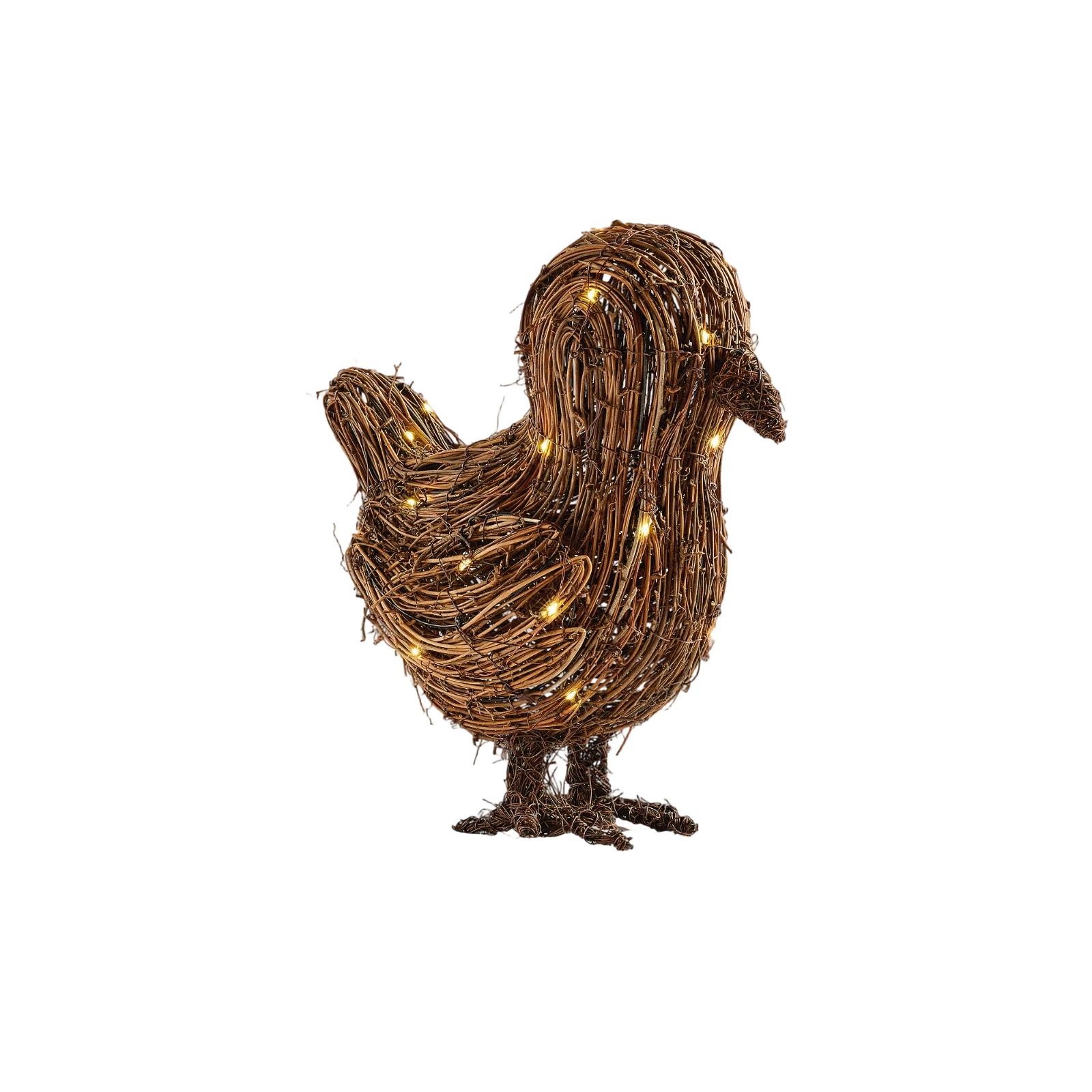 

Cute Easter Rattan Bunny Decoration For Home And Desktop Display One Size