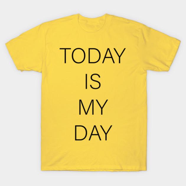 

Unisex Fashion TShirt Today Is My Day Print TShirt Plus Size S-5XL T-Shirt 100%Cotton Tops O Neck Short Sleeve Tees 4XL жёлтый