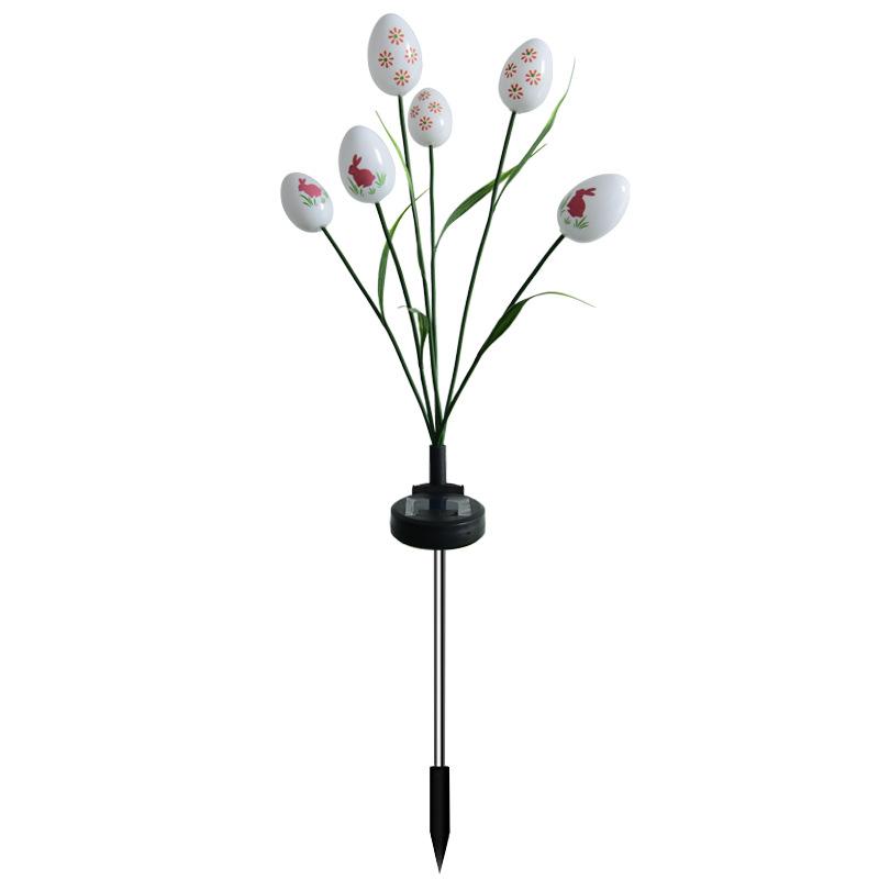 Solar Powered Decorations Outdoor Stake Lights Waterproof  Egg IP65 Lamp for Lawn Pathway Landscape Yard Patio Garden Decor