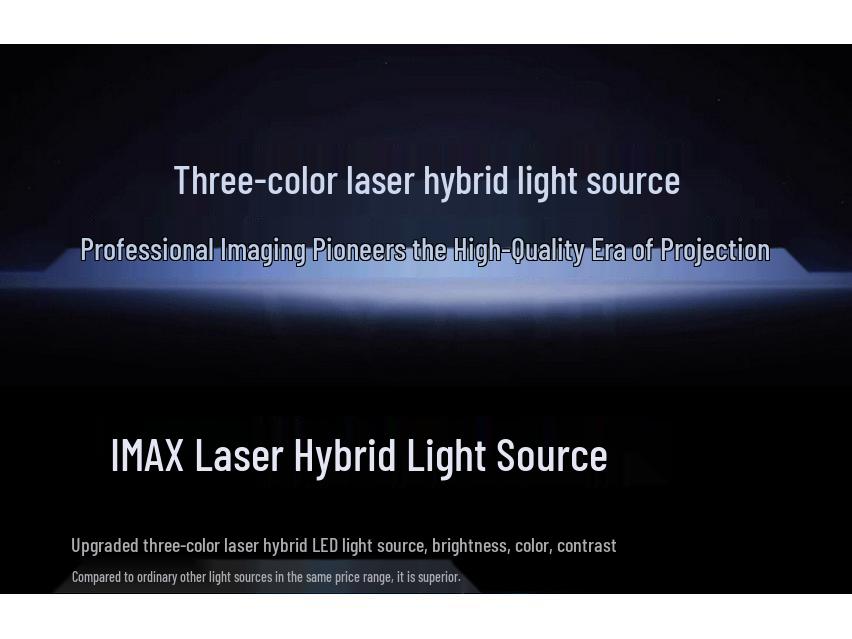 2025 Ultra HD Laser Projector - Home, Hotel, & Office Theater Projection with Large Screen