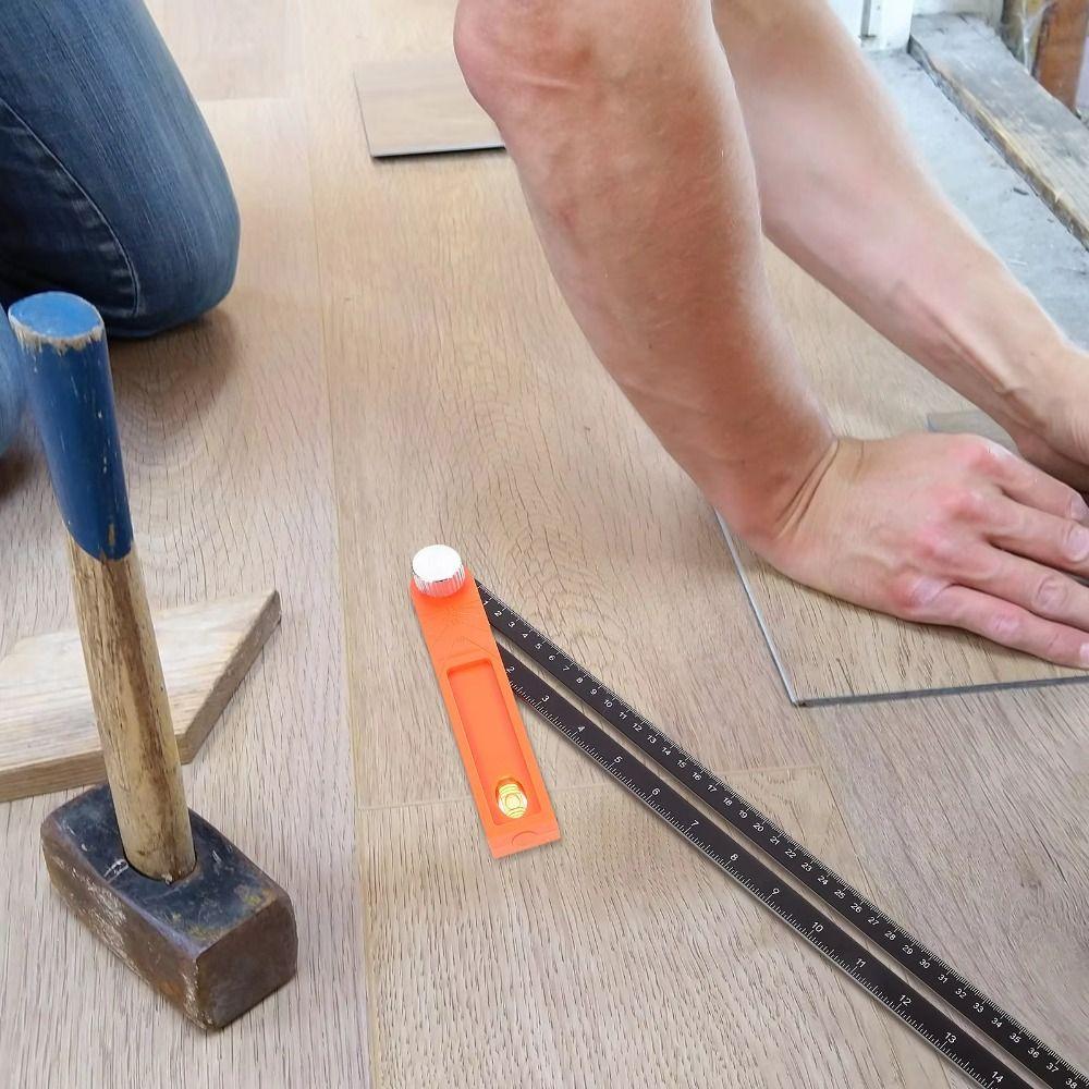 High Precision Measuring Tool Adjustable Right Angle Ruler Angle Marking Angle Ruler Woodworking