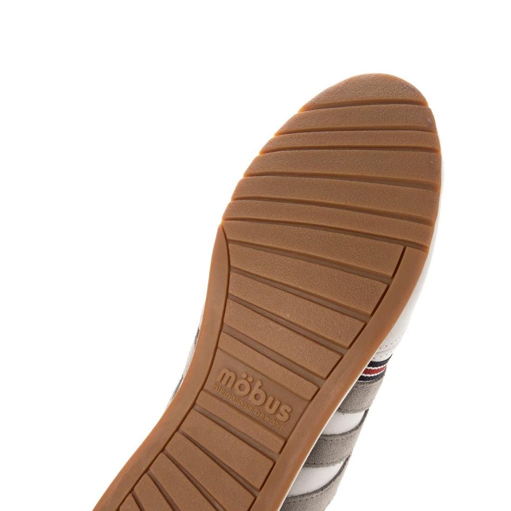 MOBUS und echtes Leder Casual Walking Current BASEL 23 0 Herren Damen Schuhe, Modell, (Weiß/Grau, Messpunkte, Zentimeter)