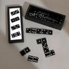Black Resin Mdf Domino Box | Mdf Storage Case