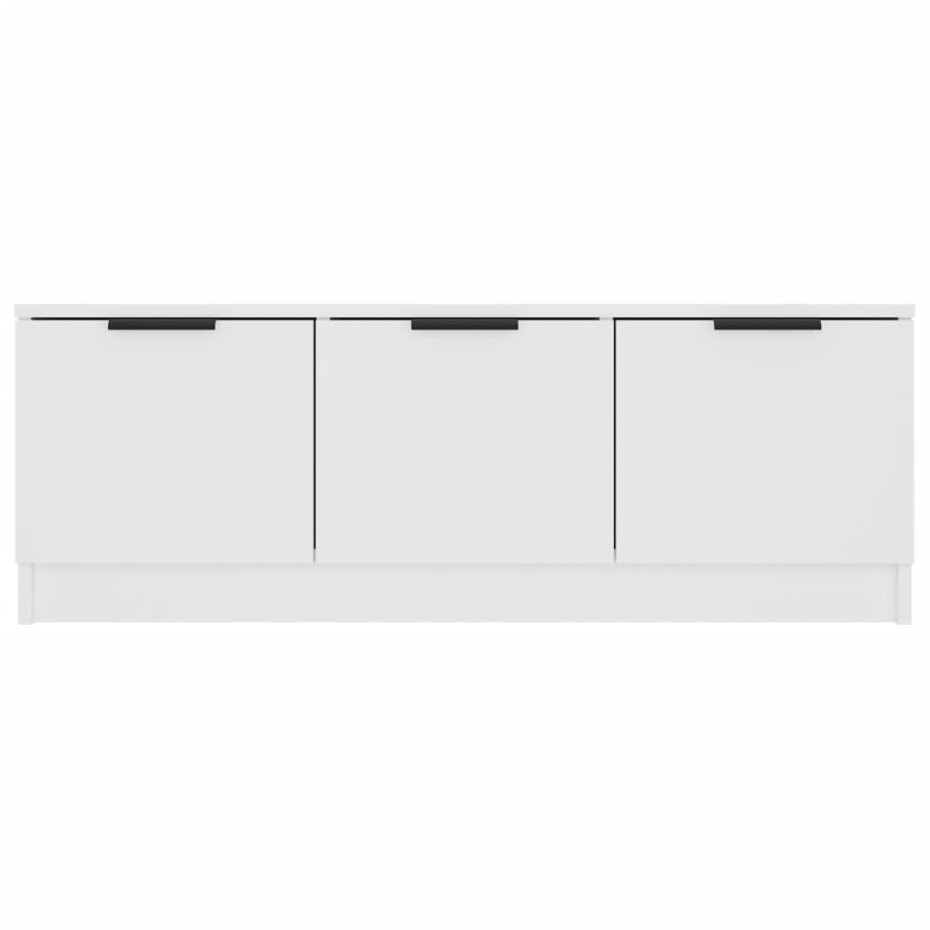 TV Cabinet White 102 x 35 x 36.5 cm Particleboard