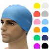 Swimming Cap Silicone Women Men Waterproof Plus Size Colorful Adult Long Hair Sports High Elastic Adults Swim Pool Hat