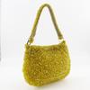 Anteprima Handbag Wire Bag with Flap Mustard Yellow Wire Cord/suede Women Used