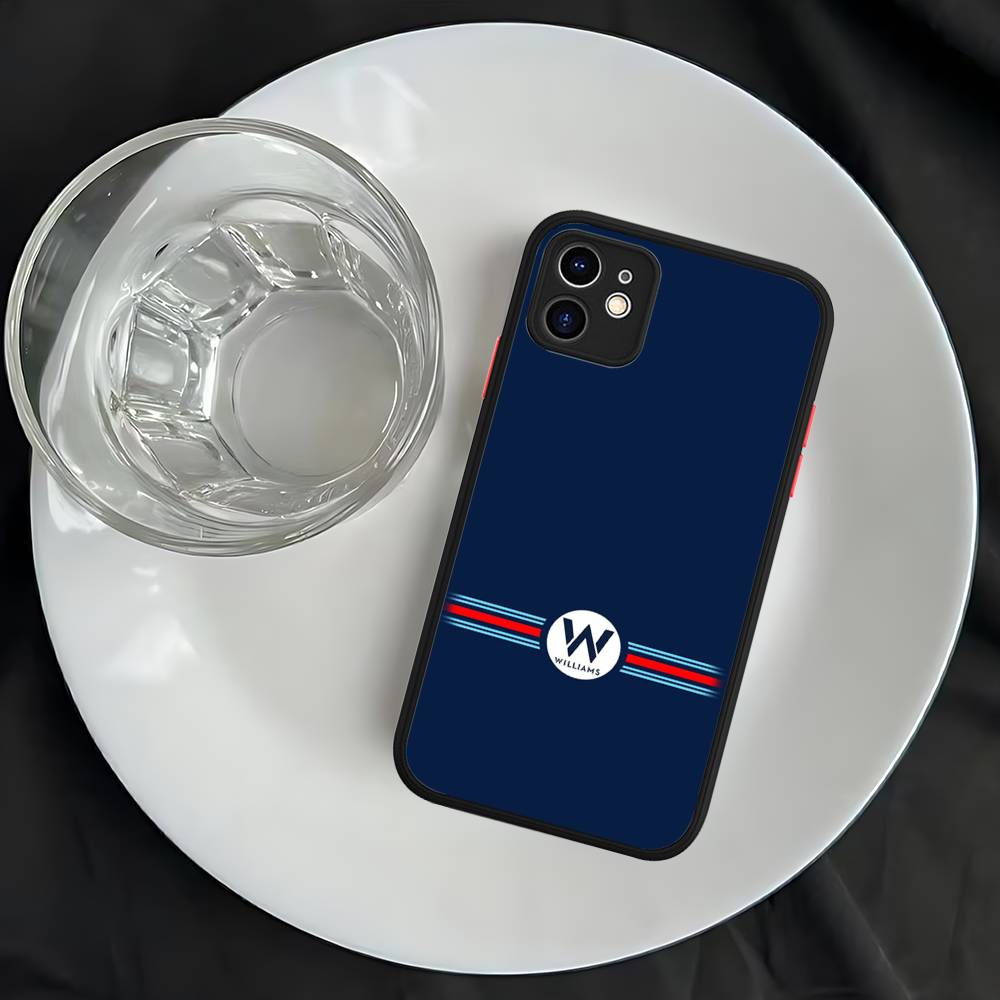 Custodia protettiva opaca a strisce orizzontali M-Martini Racing per iPhone 16 15 14 13 12 11 Pro Max X XS MAX Custodia protettiva