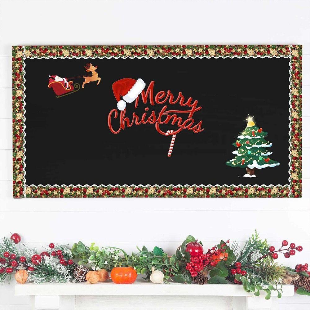 Weihnachtsbonbon Poster Randaufkleber für Heimparty DIY Wanddekoration