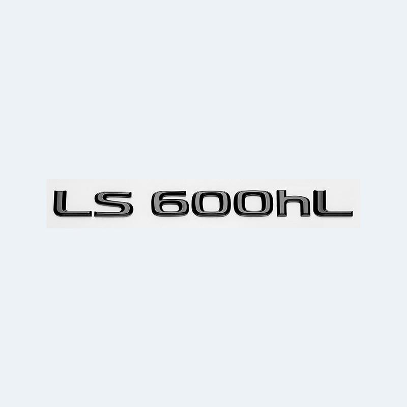 3D Letters Glossy Black LS350 LS400 LS460 LS460L LS500 LS500h LS600hL Car Rear Trunk Tail Logo Emblem Sticker for Lexus LS UP9