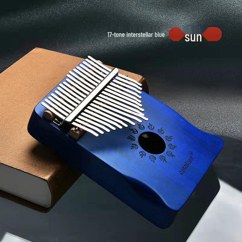 17/21-Ton Daumenklavier Kalimba - Beliebtes kleines Musikinstrument Souvenir
