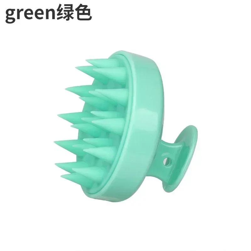 Bathroom Household Portable Cleaning Tools Portable Silicone Shampoo Head Scalp Comb Hair Washing Comb Body Massage Brush