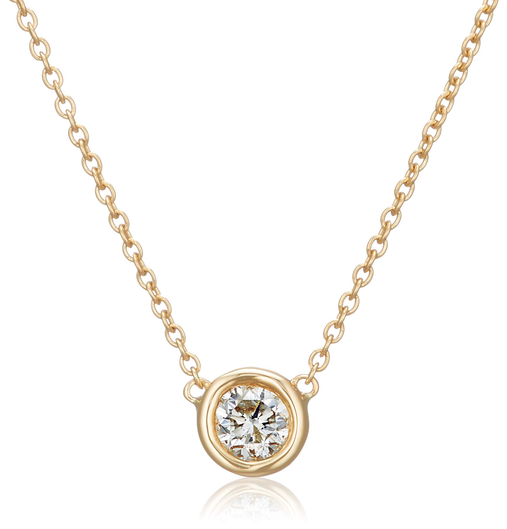 

ESTELLE обмежене намисто з жовтого золота K18 з діамантами [ESTELLE] [ВЕБ-продукт] (0,25 кар) 0344-1668-0013-0000