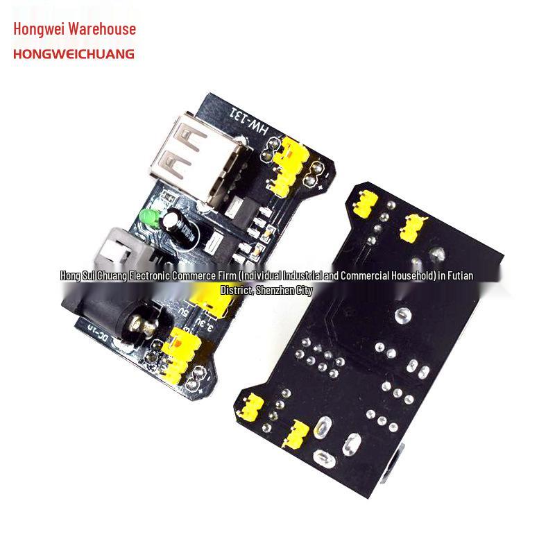 Dedicated Breadboard Power Module, Compatible with 5V & 3.3V