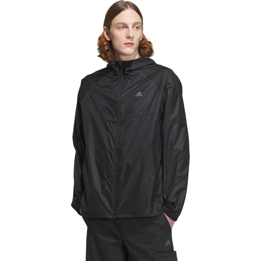 Adidas Windbreaker Jacket Unisex Black IA1783