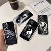 Japanese Art Dragon Yin Yang For iPhone 17 16 15 14 13 12 11 Pro Max Plus Phone Case High End Silicone