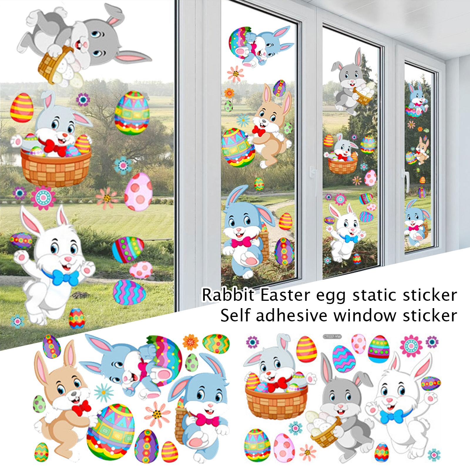 Egg Electrostatic Sticker Self-adhesive Window Sticker Living Room Window Decoration One Size