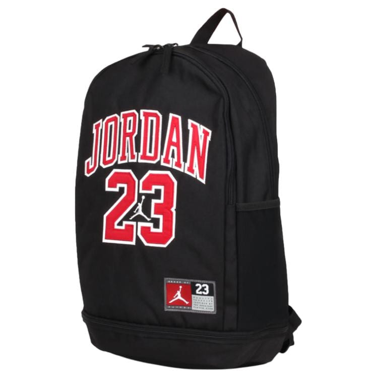 Jordan Polyester Backpack Medium Unisex Black & Red JD2323008GS-001