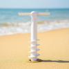 Umbrella Sand Anchor Windproof Holder with Handle No Insert for Garden