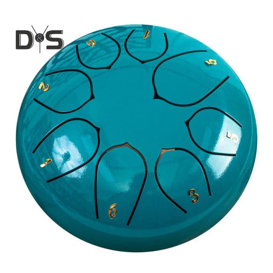 Steel Tongue Drum Rain Chime Hand Drums Sound Healing Instruments Chakra Tank Drum for Musical Education Meditation Yoga Zen