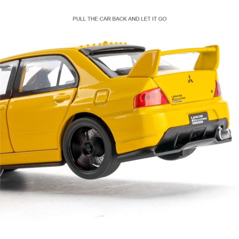 1/32 Mitsubishi Lancer EVO IX Odlewany Model Samochodu Zabawka Kolekcjonerska Dźwięk i Światło Zabawka