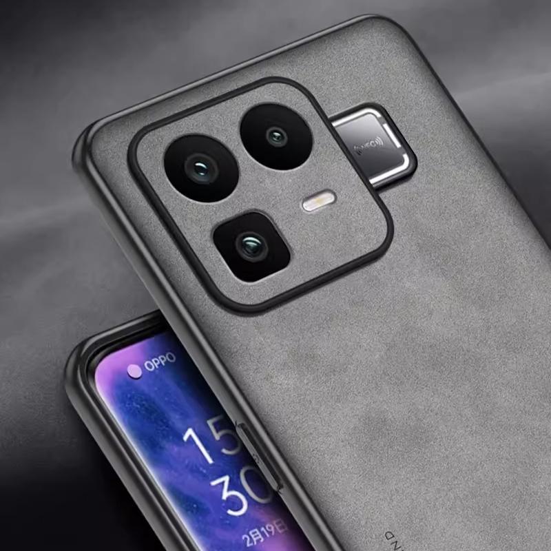 Pouzdro pro Realme NEO8 5G Ovčí kůže PU Kůže Plastové Pouzdro na Telefon pro Oppo Realme Neo 8 Matný Tvrdý Ochranný Kryt
