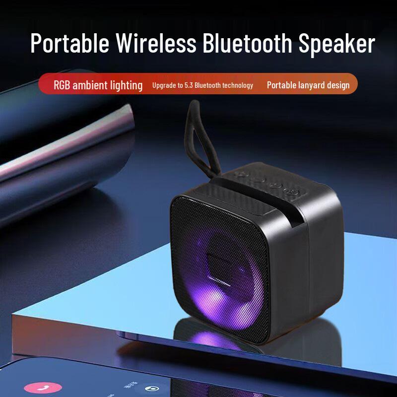 

S11 Portable Wireless Speaker: Heavy Bass, High Volume, Vibrant Lights, Long Battery Life, Superior Sound Quality.