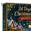Witch Themed Holiday Countdown Toys Christmas Witches Advent Calendar 2026, 24 Days Yule Box, 2D Daily Surprise Gift for Kids Acrylic Figurine Signs,