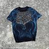Sommer Herren T-Shirt Personalisierte Totenkopf Druck T-Shirts Bequemes Rundhals T-Shirt Outdoor Street Style Top Lässige Damenbekleidung