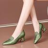 zapato negro tacon women fashion sweet comfort spring slip on high heel shoes ladies casual navy blue high pumps a5751