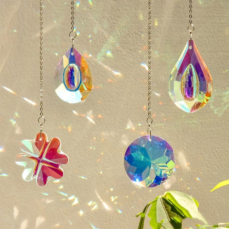 1/4Pcs  Sun Catchers For Window Hanging Light Catcher Rainbow Maker For Home Light Chandelier Prism Home Decor
