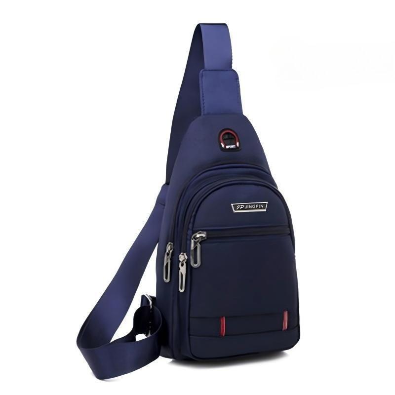Men's Casual Shoulder Bag Multifunctional Waterproof Crossbody Bag Mobile Phone Bag Outdoor Travel Sports Backpack Business Chest Bag