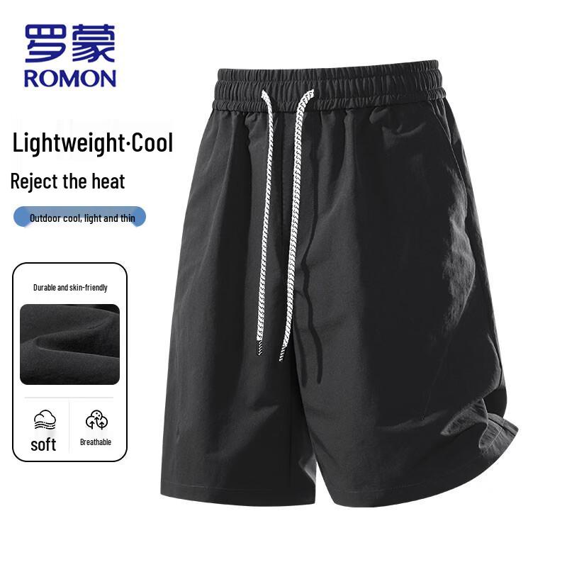 ROMON Men's Lightweight Quick-Dry Casual Cargo Shorts