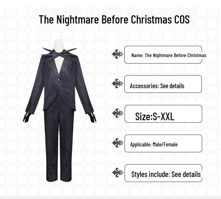 Sally Halloween Cosplay Costume - Nightmare Before Christmas