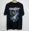 Rare Skillet Band Rise  Black Cotton T Shirt Full Size S-5XL Unisex T-Shirt