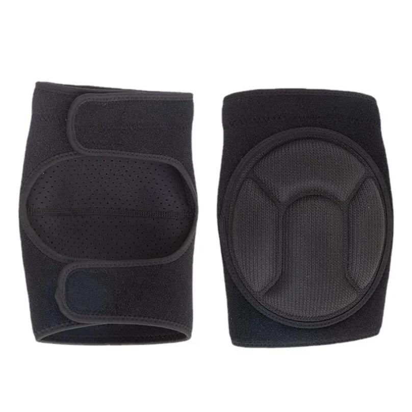 1 pair Sports Anti-collision Sponge Anti-fall Knee Pads Football Basketball Fitness Roller Skating Protective Gear Anti-fall