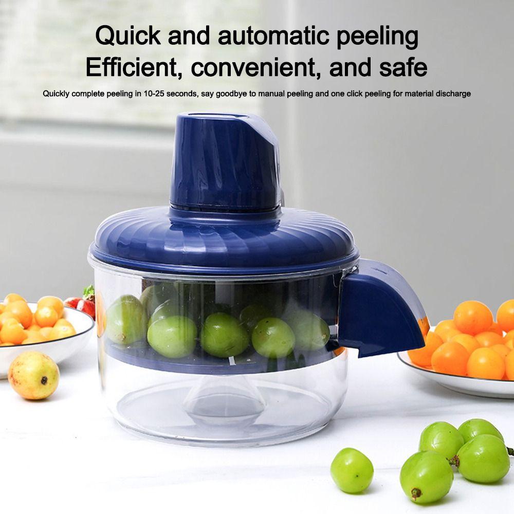 Automatic Electric Grape Peeling Machine Hands-Free Effortless Peeling Skin Remover for Berries Fruits Garlic Peeler Machine