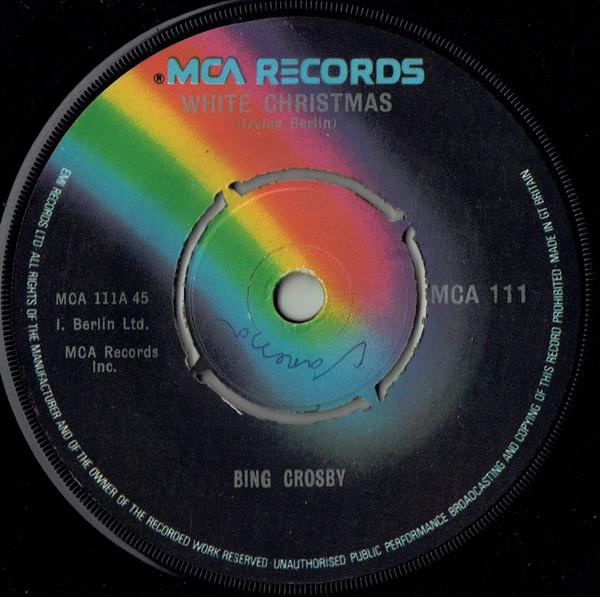 

7inch Record BING CROSBY - White Christmas MCA111 MCA Records UK Jazz Used