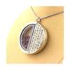 Stones and Minerals. Raw Ruby Necklace. Half-circle Model.