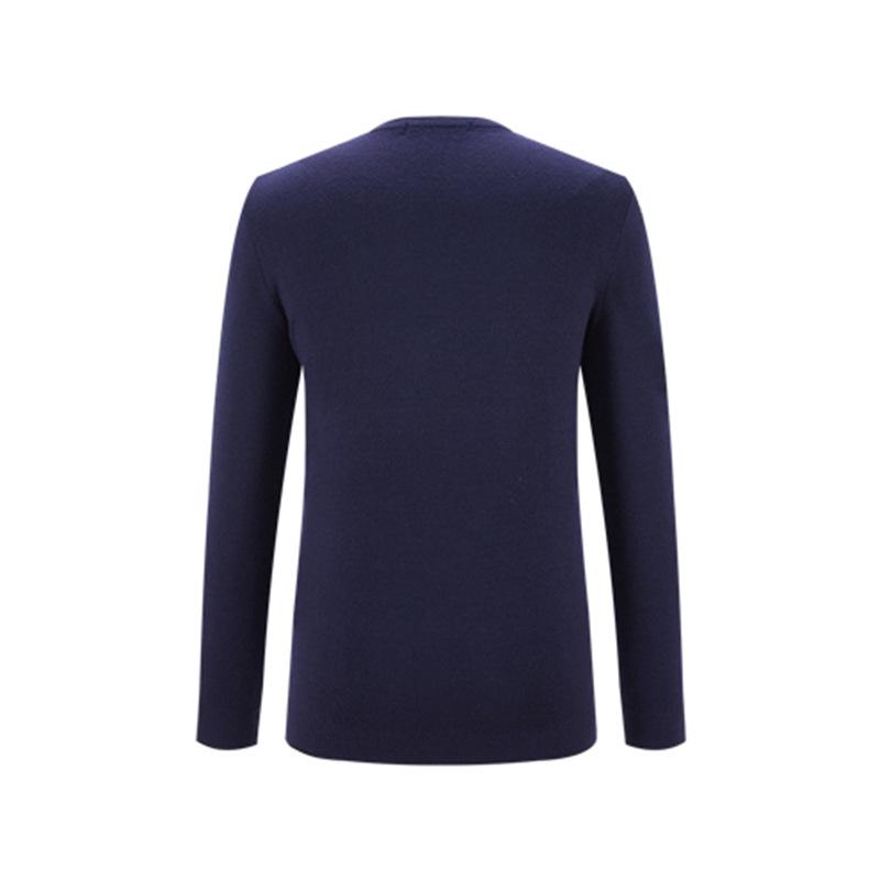 Men's Autumn Round Neck Solid Color Casual Sweater