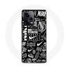 Maniacase Case for Xiaomi Redmi Note 12 Pro 5G Nike Air Logo Graffiti Black and White