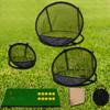 Golf Chipping Net with Mat 10 Balls 1 Tee Golf Practice Net Golfing Target Accessories for Backyard Accuracy and Swing Practice