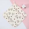 4-Layer Cotton Gauze Baby Towel - Soft, Class A, Small Square for Children and Kindergarten Use