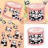 Toddler Shape Wooden Puzzle Panda Canned Pattern Learning Toy Cognitive Early