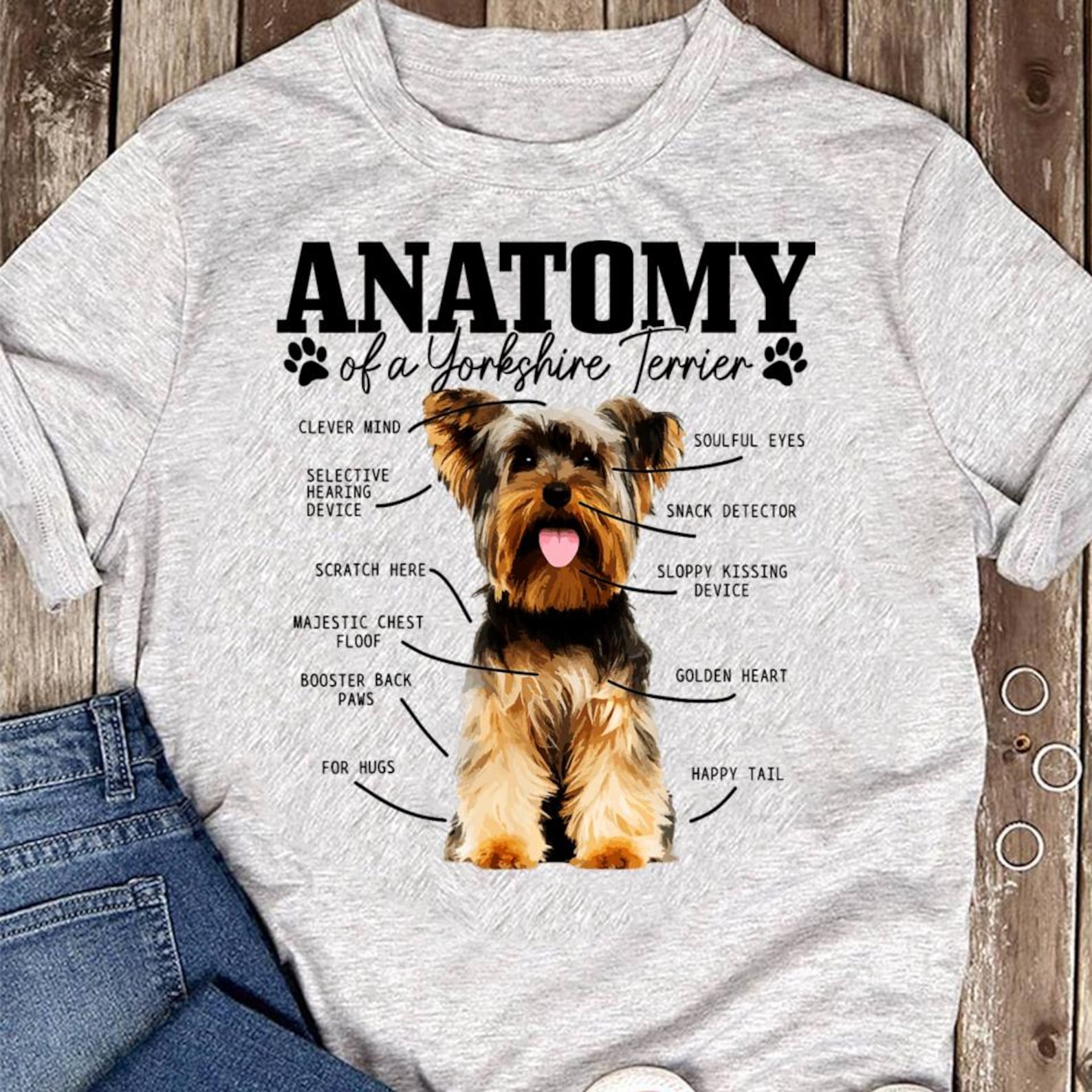 Anatomy Of A Yorkshire Terrier Cute Dog Yorkie Mom Dad - Yorkie Lovers, Yorkie Halloween Shirt, Yorkshire Terrier, Yorkie Lover, Yorkie Mom 4XL