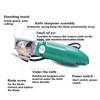 220V 5W Rotary Blade Electric Round Knife Electric Scissors Cloth Cutter Fabric Cutting Machine US Plug