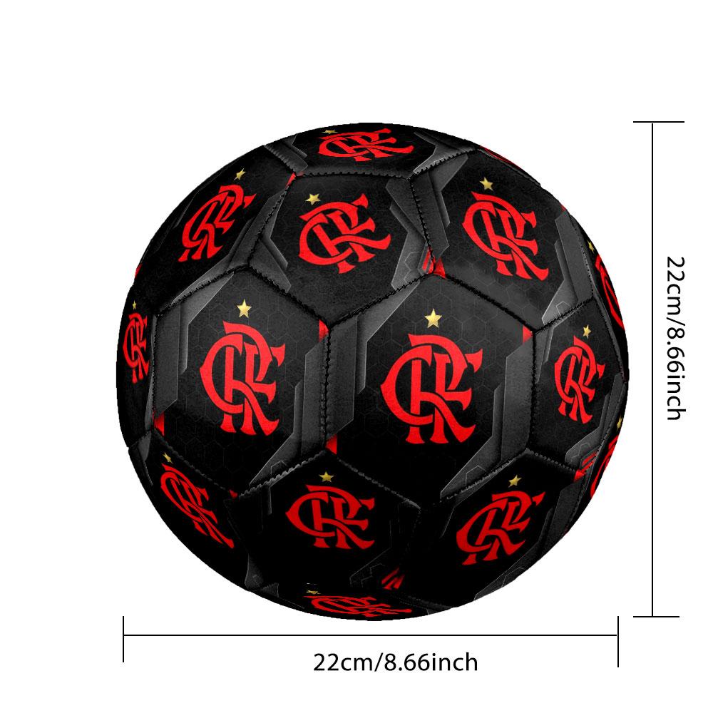 1pc Clube de Regatas do Flamengo Soccer Ball Size 5 Indoor Soccer Ball Fashion Colorful Backyard Game - Great For Sports Fans Gift HE22
